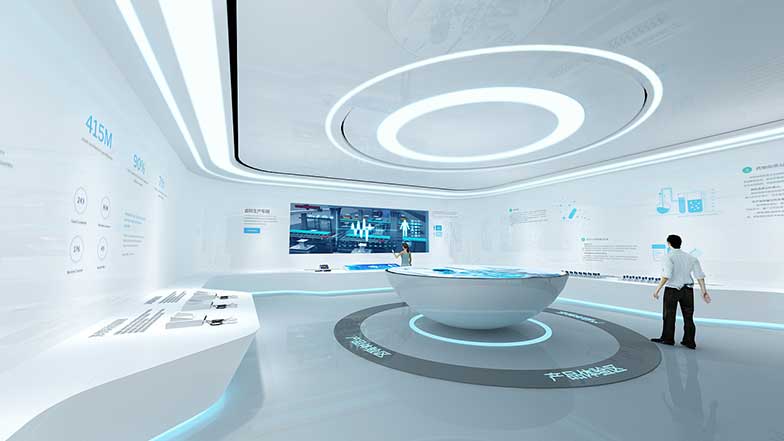 企業(yè)展廳設(shè)計上適合哪些設(shè)計